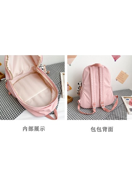 2023 Sonbahar ve Kış Yeni Kore Tarzı Öğrenci Schoolbag Kadın Büyük Kapasiteli Lise Öğrencisi Sırt Çantası Ayı Moda Hafif Sırt Çantası Ilköğretim Okulu Ortaokul (Yurt Dışından) indirimleri