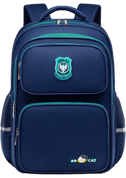 Jingle Kedi Ilköğretim Okul Çantası Büyük Kapasiteli Çocuk Omuz Sırt Koruyucu Yük Azaltıcı Aşınmaya Dayanıklı Su Geçirmez Çocuk Yeni Stil (Yurt Dışından)