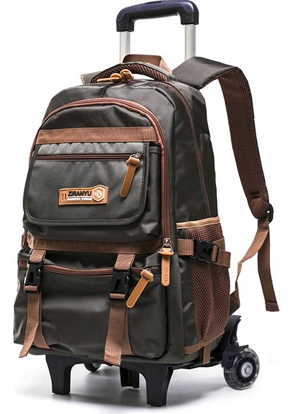 Öğrenci Arabası Okul Çantası Ortaokul Öğrencileri Çıkarılabilir Iki Amaçlı Günlük Sırt Çantası (Yurt Dışından)