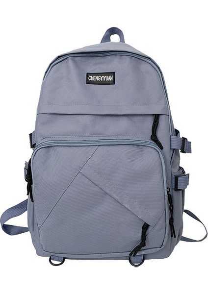 Sırt Çantası Üniversite Öğrencisi Okul Çantası Büyük Kapasiteli Basit Çift Rahat Sırt Çantası (Yurt Dışından) fırsatları
