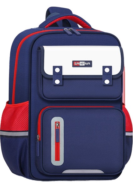 Ilkokul Öğrencileri Için Omurgayı Rahatlatan ve Koruyan Yeni Okul Çantası, 1-3-6. Sınıflar Için Ingiliz Tarzı Büyük Kapasiteli Çocuk Okul Çantası (Yurt Dışından)
