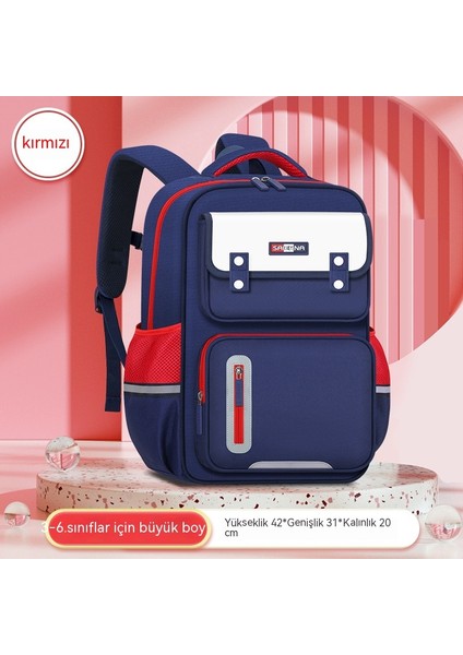 Ilkokul Öğrencileri Için Omurgayı Rahatlatan ve Koruyan Yeni Okul Çantası, 1-3-6. Sınıflar Için Ingiliz Tarzı Büyük Kapasiteli Çocuk Okul Çantası (Yurt Dışından) fiyatları