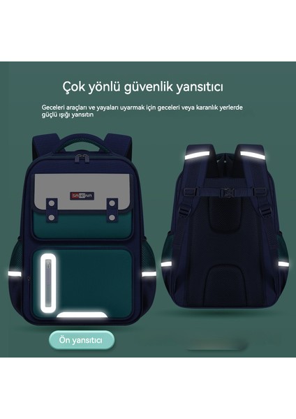 Ilkokul Öğrencileri Için Omurgayı Rahatlatan ve Koruyan Yeni Okul Çantası, 1-3-6. Sınıflar Için Ingiliz Tarzı Büyük Kapasiteli Çocuk Okul Çantası (Yurt Dışından) modelleri