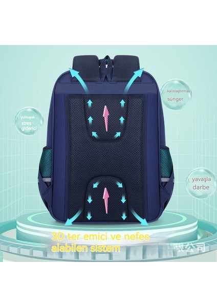 Ilkokul Öğrencileri Için Omurgayı Rahatlatan ve Koruyan Yeni Okul Çantası, 1-3-6. Sınıflar Için Ingiliz Tarzı Büyük Kapasiteli Çocuk Okul Çantası (Yurt Dışından) fırsatları