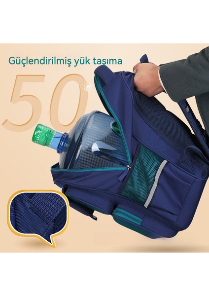 Ilkokul Öğrencileri Için Omurgayı Rahatlatan ve Koruyan Yeni Okul Çantası, 1-3-6. Sınıflar Için Ingiliz Tarzı Büyük Kapasiteli Çocuk Okul Çantası (Yurt Dışından) indirimleri