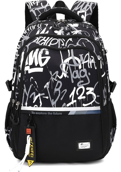 Yüksek Kaliteli Üniversite Öğrencisi Erkek Büyük Kapasiteli Okul Çantası Orijinal Niş Gündelik Erkek Sırt Çantası Seyahat Bilgisayar Sırt Çantası (Yurt Dışından)