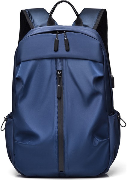 Sırt Çantası Erkek Iş Bilgisayarı Çantası Su Geçirmez Büyük Kapasiteli Rahat Çanta Düz Renk Öğrenci Okul Çantası (Yurt Dışından) modelleri