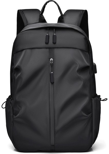 Sırt Çantası Erkek Iş Bilgisayarı Çantası Su Geçirmez Büyük Kapasiteli Rahat Çanta Düz Renk Öğrenci Okul Çantası (Yurt Dışından) fiyatları