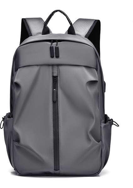 Sırt Çantası Erkek Iş Bilgisayarı Çantası Su Geçirmez Büyük Kapasiteli Rahat Çanta Düz Renk Öğrenci Okul Çantası (Yurt Dışından) modelleri