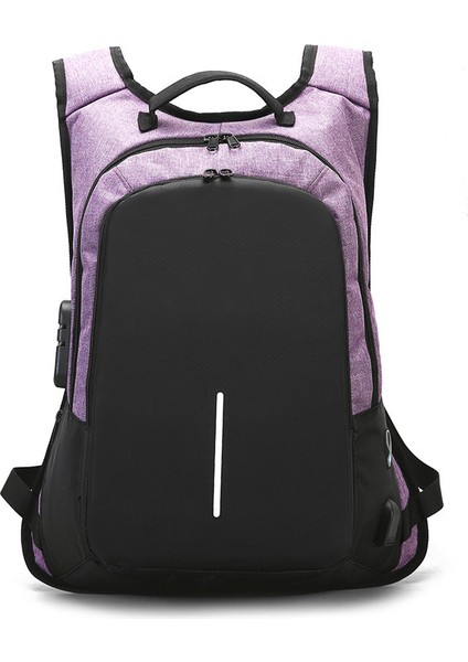 Sırt Çantası Erkek Rahat USB Erkek Sırt Çantası Nefes Alabilen Iş Bilgisayarı Çantası (Yurt Dışından) fırsatları