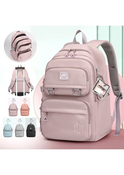 Basit Büyük Kapasiteli Seyahat Sırt Çantası Kızlar Hafif Rahat Sırt Çantası Ortaokul Öğrencisi Orta Okul Okul Çantası (Yurt Dışından) fırsatları