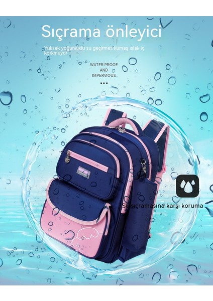 2023 Çocuk Okul Çantası Kore Versiyonu Yük Azaltıcı Nefes Ilkokul Öğrencisi Yüksek Görünümlü Okul Çantası Sırt Çantası (Yurt Dışından) indirimleri