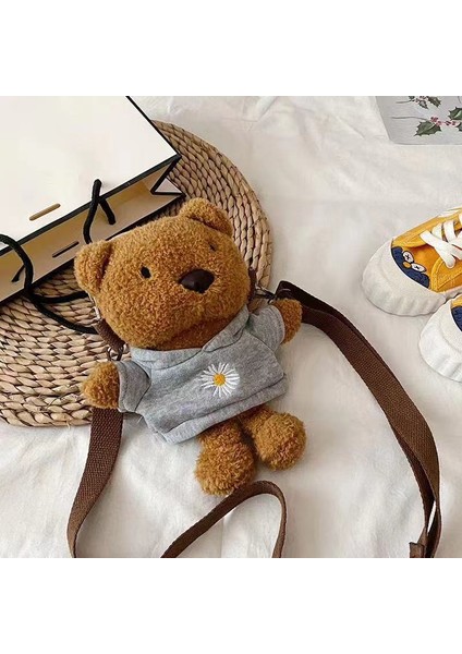 Sevimli Peluş Bebek Messenger Sırt Çantası (Yurt Dışından)