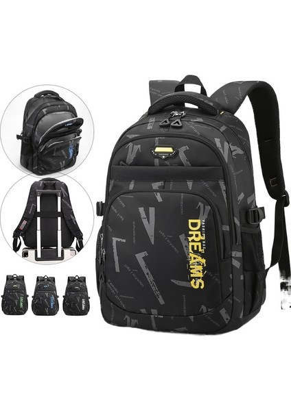 Ortaokul Öğrencilerinin Omurga Koruması Için Erkek Okul Çantası ve Öğrenciler Için Aydınlatıcı Hafif Sırt Çantası (Yurt Dışından) fiyatları