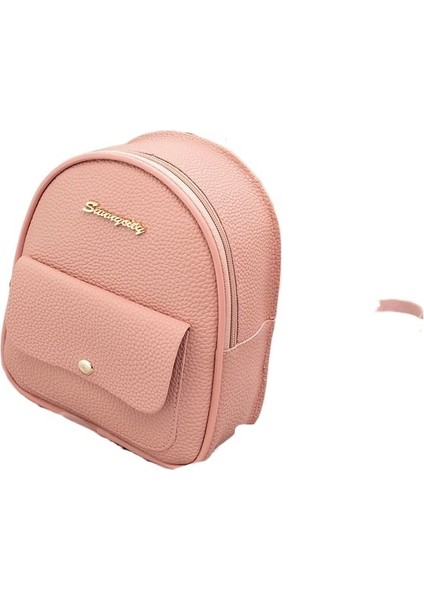 Küçük Taze ve Sevimli Mektup Logosu Sırt Çantası Çok Fonksiyonlu Tek Omuz Diyagonal Küçük Çanta Modası (Yurt Dışından)