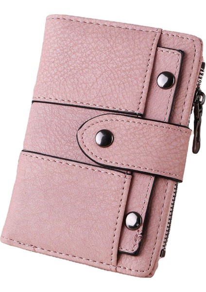 Kısa Vintage Mat Kadın Üç Katlı Küçük Cüzdan (Yurt Dışından) fiyatları
