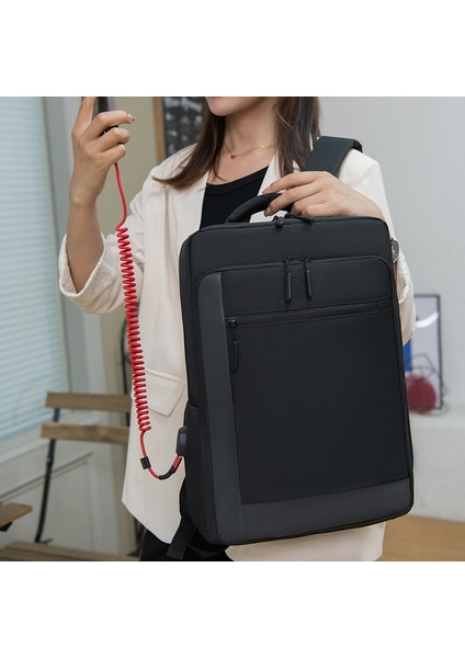Gündelik Iş Sırt Çantası USB Arabirimi Dizüstü Bilgisayar Sırt Çantası (Yurt Dışından) fiyatları