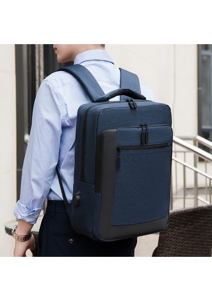 Gündelik Iş Sırt Çantası USB Arabirimi Dizüstü Bilgisayar Sırt Çantası (Yurt Dışından) fiyatları