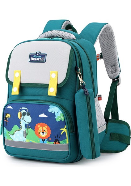 Ilkokul Öğrencileri Birinci Sınıf Omurga Koruma Bel Desteği Ultra Hafif Sırt Çantası (Yurt Dışından)