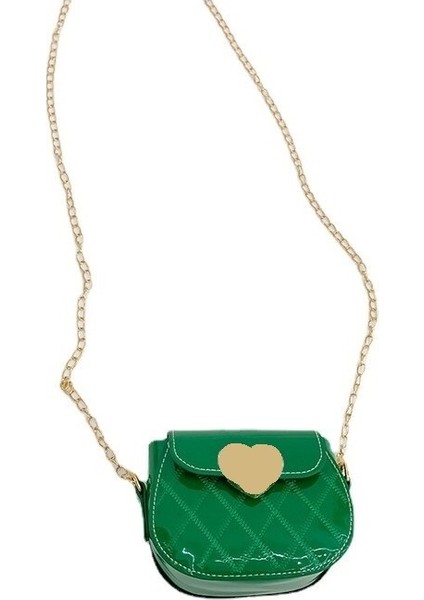 Shınlea Çocuklar Crossbody Çanta Prenses Omuz Çantası Sevimli Kız Moda Zincir Bozuk Cüzdan (Yurt Dışından)