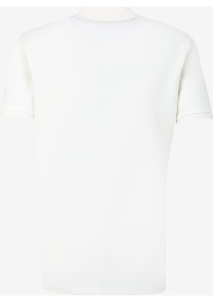 Beyaz Erkek Polo Yaka Basic Polo T-Shirt J4SM-TST7234
