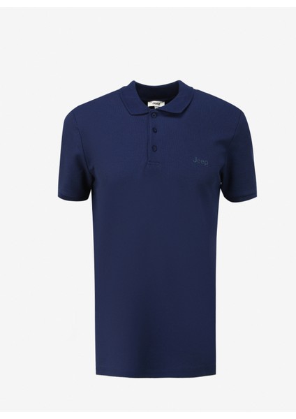 Lacivert Erkek Polo Yaka Basic Polo T-Shirt J4SM-TST7234
