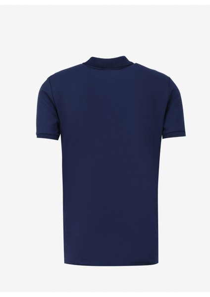 Lacivert Erkek Polo Yaka Basic Polo T-Shirt J4SM-TST7234