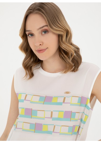 Bisiklet Yaka Mint Kadın T-Shirt PULBE fiyatları