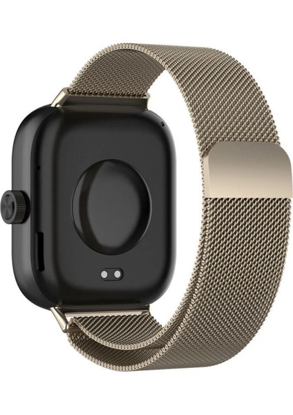 Xiaomi Redmi Watch 4 Uyumlu Metal Hasır Örgü Paslanmaz Kordon