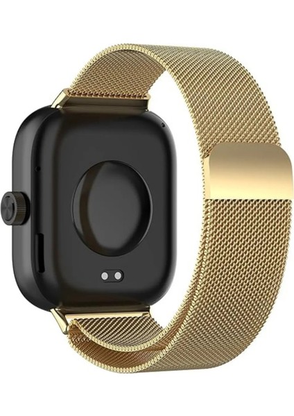 Xiaomi Redmi Watch 4 Uyumlu Metal Hasır Örgü Paslanmaz Kordon