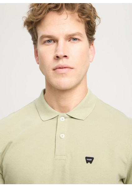 Yeşil - Gri Erkek Polo T-Shirt W7D5K4XX2T37Y Kısa Kollu Polo Tshir fırsatları