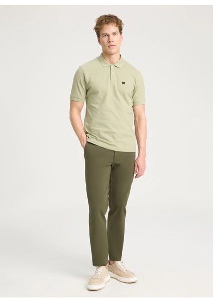 Yeşil - Gri Erkek Polo T-Shirt W7D5K4XX2T37Y Kısa Kollu Polo Tshir modelleri