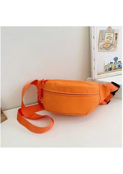 Crossbody Göğüs Çantası Kanvas Rahat Çanta Kadın Ilkbahar ve Yaz Spor Niş Çok Yönlü Bel Çantası (Yurt Dışından)