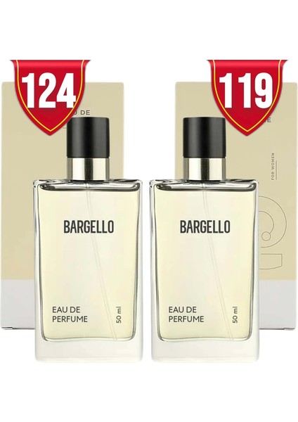 124 Kadın Parfüm Floral 50 ml Edp + 119 Kadın Parfüm Floral 50 ml Edp