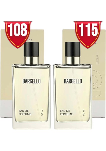 108 Kadın Parfüm Floral 50 ml Edp + 115 Kadın Parfüm Floral 50 ml Edp