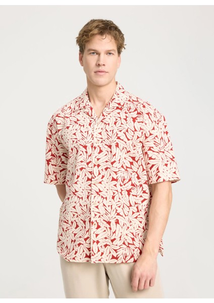 Relaxed Çok Renkli Erkek Gömlek W241406900 Kısa Kollu Gömlek