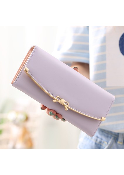 Bayanlar Uzun Klip Büyük Fatura Çok Fonksiyonlu Cüzdan (Yurt Dışından)