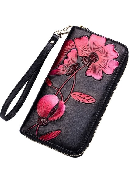 Bayan Uzun Deri Fermuarlı Cüzdan (Yurt Dışından) fiyatları