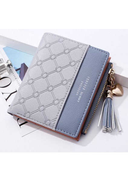 Kısa, Basit, Her Şeye Uyan Bayan Fermuarlı Cüzdan (Yurt Dışından)