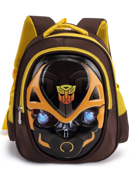Ilkokul Okul Çantası Çocuk Transformers Bumblebee 1-3. Sınıf Sırt Çantası (Yurt Dışından)