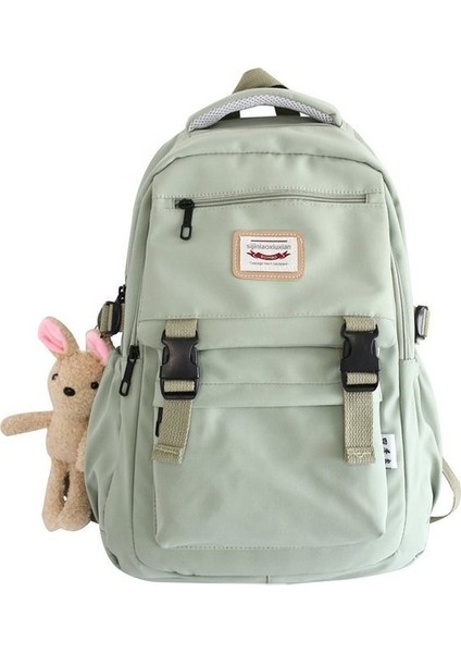 Basit Kampüs Sırt Çantası Bilgisayar Seyahat Sırt Çantası Orta Okul Okul Çantası (Yurt Dışından)