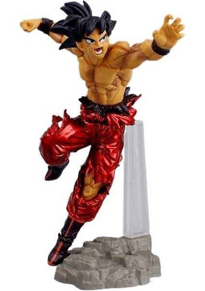 Manga Dragon Ball Sun Wukong Siyah Saç Wukong Savaş Hasarlı Versiyon Şekil Anime Çevresel Modeli Süsleme (Yurt Dışından)
