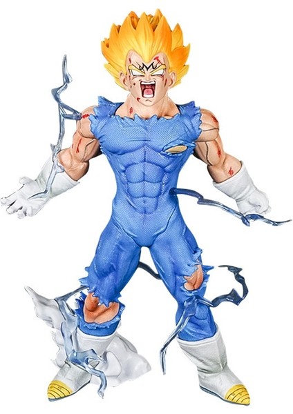 Dragon Ball Vegeta Anime Figürü Süsler Sun Wukong Çift Başlı Saiyan Moda Oyuncak Modeli (Yurt Dışından)