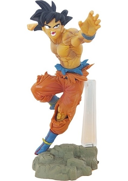 Dragon Ball Sun Wukong Siyah Saç Wukong Savaş Hasarlı Versiyon Şekil Anime Çevresel Modeli Süsleme (Yurt Dışından)