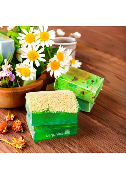 Doğal Kabak Lifli Çay Ağacı Sabunu 120 Gr X 2 Adet Tüm Cilt Tipleri