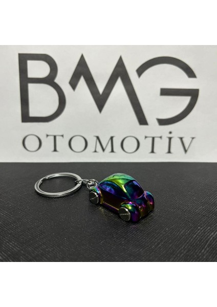 BMG Otomotiv Araç Vosvos Hologramlı Metal Anahtarlık