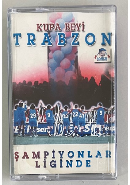 Şabka Kupa Beyi Trabzon Şampiyonlar Liginde Kaset (Orjnal Dönem Baskı Kaset)