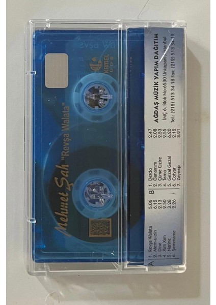 Ağdaş Mehmet Şah Revşa Walata Kaset (Orjnal Dönem Baskı Kaset) fiyatları