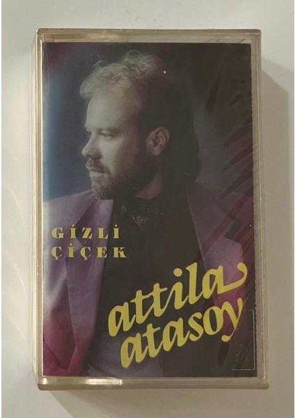 Atilla Atasoy Gizli Çiçek Kaset (Jelatininde Sıfır Orjnal Dönem Baskı Kaset)