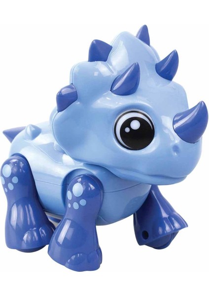 Sesli ve Işıklı Elektronik Robot Dino Heads Up - Triceratops